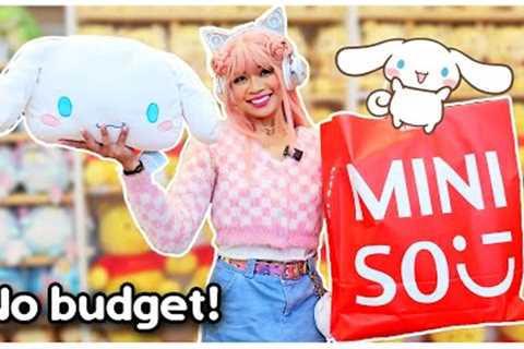 BUYING ONLY CINNAMOROLL AT MINISO! Shop with Me No Budget Challenge! #sanrio #miniso #shopping