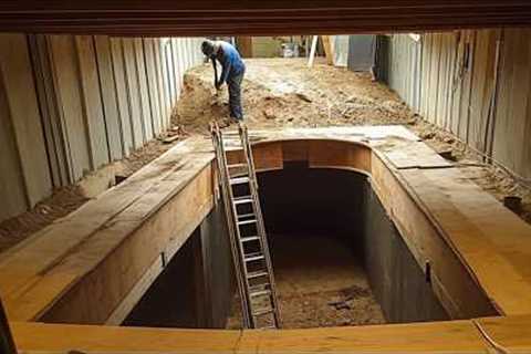 Men Build Secret 2-Room BUNKER Under a House | Start to Finish by @DashingAxe