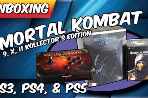 Unboxing MK9, MKX, and MK11 Collector's Edition | PS3, PS4, &amp; PS5