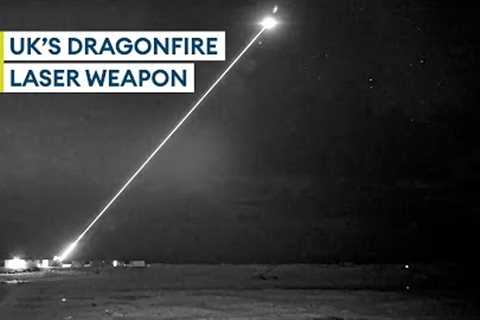 DragonFire: New declassified footage of £10-a-shot laser precision weapon in action
