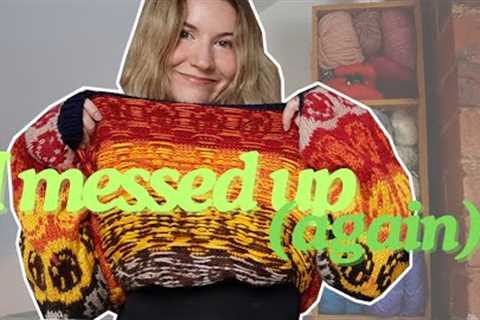reviewing my knitting fails