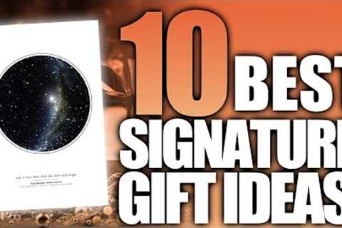 10 Remarkable Signature &amp; Personalized Gift Ideas (For Him/Her)