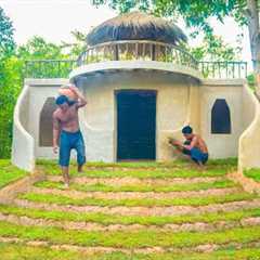 We Build The Most Epic Jungle Home Villa by Hand