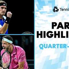 Tsitsipas Faces Zverev; Dimitrov & Khachanov Clash | Paris 2024 Quarter-Final Highlights