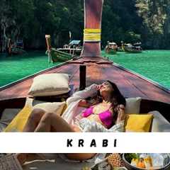 Krabi Travel Vlog & A Luxury Longtail Boat Tour of The Hong Islands