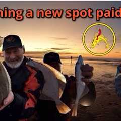 Fishing a new mark reaped large flounder 🎣🐟🐟🐟 “Awesome Sea Angling”