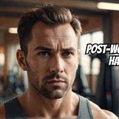 Hair Loss after workout at the gym exercise