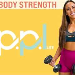 AT-HOME STRONG! Dumbbell Only Full Body Strength Workout | PPL - Day 1