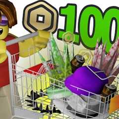 100 Million Robux Shopping Spree