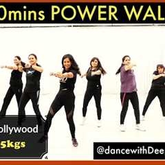 30mins DAILY - POWER WALK - Bollywood Dance Workout | Easy Exercise to Lose weight 3-5kgs