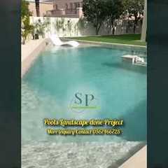 Pool Landscape Installation #youtube #youtubeshorts #dubai #pooldesign #shorts