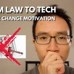 From Law (Firm) to Tech (Startup) - 3 Lessons that I Learnt | Career Change Motivation