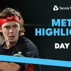 Rublev Battles Sonego; Gasquet & Michelsen Clash | Metz 2024 Day 3 Highlights