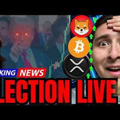 ELECTION CRYPTO LIVE!🔴TRUMP to PUMP CRYPTO TONIGHT