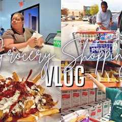 GROCERY SHOPPING | COSTCO HAUL | SHOP WITH US | OUR FAVORITE LUNCH SPOT