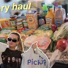 ASMR a realistic grocery haul 🥬🍎 close clicky whispers