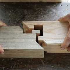 Most Perfect Handmade Japanese Woodworking Joints, Extreme Hand Cut Joints Woodworking Skills