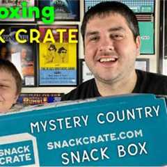 Unboxing Snack Crate - Mystery Subscription Box with Snacks From A Different Country