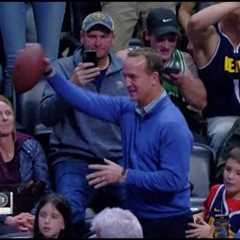 Peyton Manning Shows He Can Still Throw It Deep During Nuggets Game