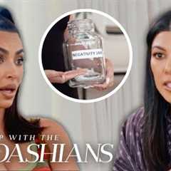 Kourtney & Kim Kardashian Try Out A 'Negativity Jar' to Avoid Drama | KUWTK