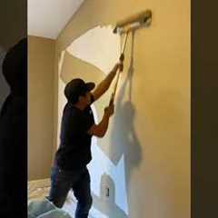 20sec to paint a wall with a 18in roller