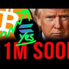 BITCOIN: TRUMP PUMP IS STARTING!!!!!!! (it will get much bigger)