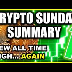 BITCOIN HITS NEW ALL TIME HIGH AGAIN - Crypto Sunday Summary - 10 November 2024