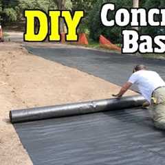 Concrete basics for Beginners from top to bottom, ground prep, rebar, sealing & protecting