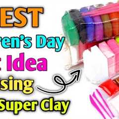 Children's Day Gift Idea Using Clay / Handmade Children's Day Gift Ideas / Birthday Gift idea simple