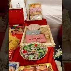 engagement gift hamper packing | wedding rukhwat | gift packing ideas  #wedding #engagement #bridal