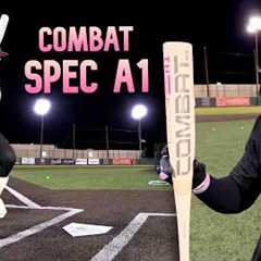 Hitting with the 2025 Combat Spec A1 Sandstorm | BBCOR Baseball Bat Review