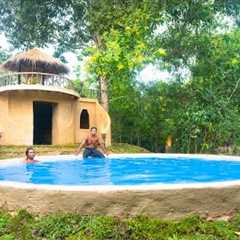 We Build The Most Epic Jungle Swimming Pool Villa by Hand