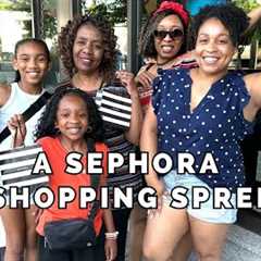 NO BUDGET 🤑 Sephora Shopping Spree w/ Tweens