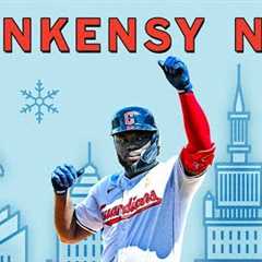 BIG CHRISTMAS! Jhonkensy Noel TIES ALCS Game 3 with a 2-run homer in the 9th!!