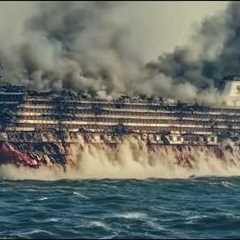 1 MINUTE AGO! Russian Cruise Ship Carrying North Korean Generals SUNK by Ukrainian Sea Ambush!