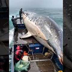 HUGE FISH  caught by brave fishermen🌊🐟