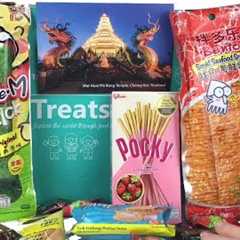 Tasting Snacks from Thailand 🇹🇭 ~ Try Treats Subscription Box Review #snacks