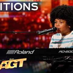 9-Year-Old Journeyy Sings Original Song, Paradise | Auditions | AGT 2024