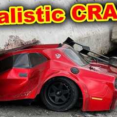 RC Hellcat Realistic Drifting and CRASH