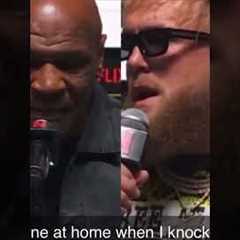 Mike Tyson is Unfazed by Jake Paul #viralvideo #shorts #trending #fighting #funny