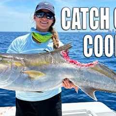 How To Catch Clean Cook Parasite Infested Fish - Amberjack