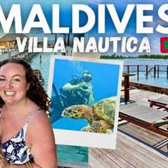 MALDIVES VLOG! 🇲🇻 VILLA NAUTICA 🌊 Luxury Ocean Suite Villa, Scuba Diving & Swimming With..