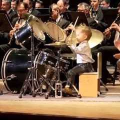 Toddler from Novosibirsk is a Drumming Prodigy!