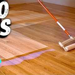 Refinishing Hardwood Floors // START TO FINISH