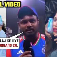 After winning T20 series against SA Sanju Samson donated 10Cr to injured female fan for treatment