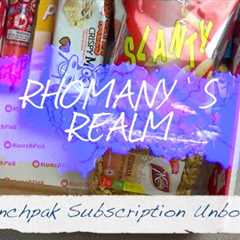 Unboxing Original Munchpak Snack Subscription Box