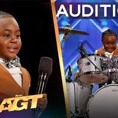 5-Year-Old Chrisyius Whitehead Is A Drumming SAVANT! | Auditions | AGT 2024