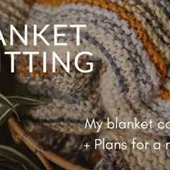 All my knit and crochet blankets | Blanket knitting plans | Knitting Podcast