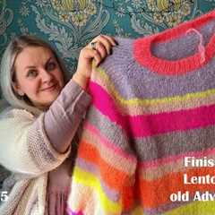 Finnish Knitting Stories - Episode 125: finished cowl, Lento dress & old Advent project