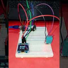 ESP32 temperature monitor system#esp32#arduino#robotics#youtubeshorts